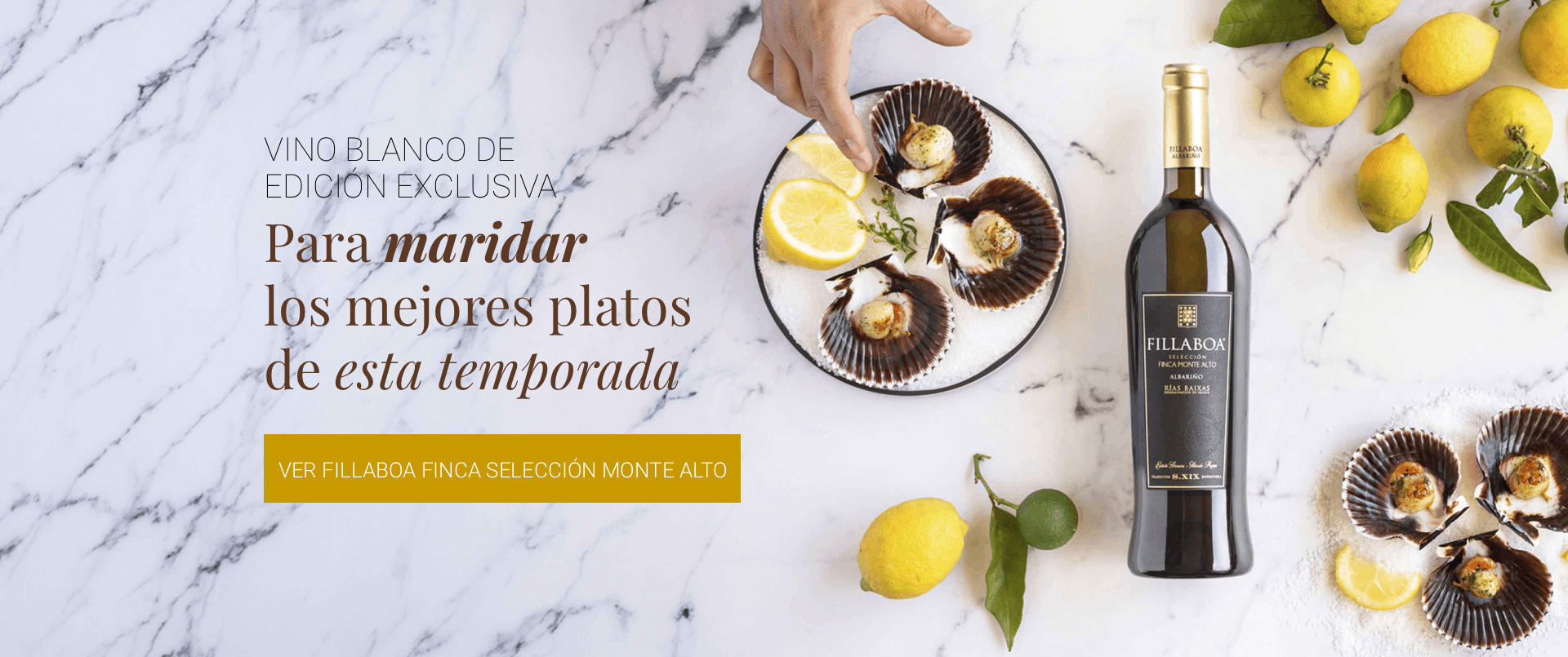 Fillaboa Selección Finca Monte Alto, Vino blanco de edición limitada para maridar los mejores platos de esta temporada